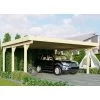 Carport Double En Bois Autoclave 28,3m² Et Toit En Acier – KARIBU -Abri De Jardin carport double en bois autoclave 283m et toit en acier karibu