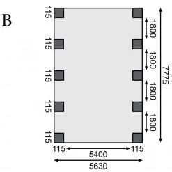 Carport Double En Bois Autoclave 50,9m² Et Toit En Acier – KARIBU 11 Carport Double En Bois Autoclave 50,9m² Et Toit En Acier – KARIBU -Abri De Jardin carport double en bois autoclave 509m et toit en acier karibu 3