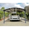 Carport En Alu Gris Et Polycarbonate 1 Voiture 23,3m² Arcadia™ 6400 – Canopia