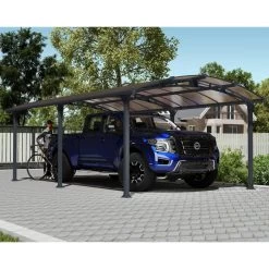 Carport En Alu Gris Et Polycarbonate 1 Voiture 23,3m² Arcadia™ 6400 – Canopia 12 Carport En Alu Gris Et Polycarbonate 1 Voiture 23,3m² Arcadia™ 6400 – Canopia -Abri De Jardin carport en alu gris et polycarbonate 1 voiture 233m arcadia 6400 canopia 4