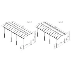 Carport En Alu Gris Et Polycarbonate 1 Voiture 31m² Arcadia Alpine 8500 - Canopia 10 Carport En Alu Gris Et Polycarbonate 1 Voiture 31m² Arcadia Alpine 8500 - Canopia -Abri De Jardin carport en alu gris et polycarbonate 1 voiture 31m arcadia alpine 8500 canopia 2