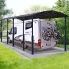 Carport En Alu Gris Et Polycarbonate 1 Voiture 38,7m² Arcadia Alpine 10600 - Canopia -Abri De Jardin carport en alu gris et polycarbonate 1 voiture 387m arcadia alpine 10600 canopia