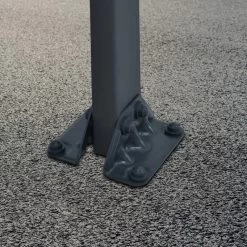 Carport En Alu Gris Et Polycarbonate Bronze 1 Voiture 14,6m² Victoria 5000 - Canopia By Palram -Abri De Jardin carport en alu gris et polycarbonate bronze 1 voiture 146m victoria 5000 canopia by palram 5