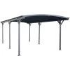 Carport En Aluminium Anthracite 3x6,47m Et Polycarbonate 6mm X-METAL