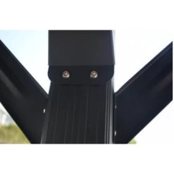 Carport En Aluminium Anthracite 3x6,47m Et Polycarbonate 6mm X-METAL -Abri De Jardin carport en aluminium anthracite 3x647m et polycarbonate 6mm x metal 3