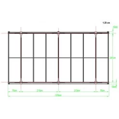 Carport En Aluminium Blanc 3x5,76m Et Polycarbonate 6mm X-METAL -Abri De Jardin carport en aluminium blanc 3x576m et polycarbonate 6mm x metal 2