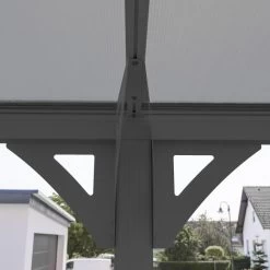Carport Monopente HELSINKI En Aluminium Anthracite Et Polycarbonate 503x305cm - Westmann 12 Carport Monopente HELSINKI En Aluminium Anthracite Et Polycarbonate 503x305cm - Westmann -Abri De Jardin carport monopente helsinki en aluminium anthracite et polycarbonate 503x305cm westmann 4