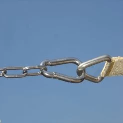 Chaîne 4mm INOX 2m Pour Voiles D'ombrage - NESLING -Abri De Jardin chaine 4mm inox 2m pour voiles d ombrage nesling 2