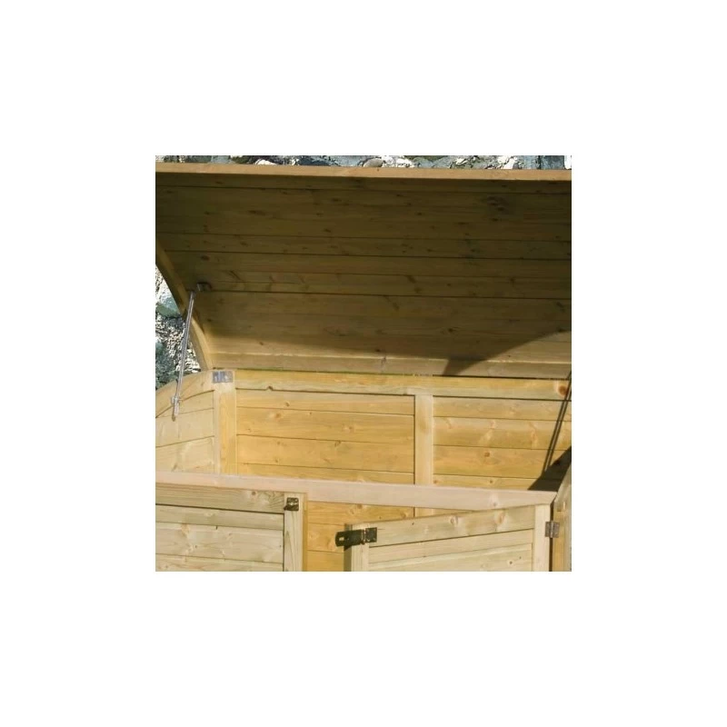 Coffre De Jardin En Bois Traité Autoclave 1200L - Chalet Et Jardin 6 Coffre De Jardin En Bois Traité Autoclave 1200L - Chalet Et Jardin – Image 4