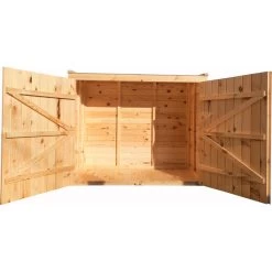 Coffre De Jardin En Bois Traité 28mm 2000L ALTO Noir - Gardy Shelter -Abri De Jardin coffre de jardin en bois traite 28mm 2000l alto noir gardy shelter 2