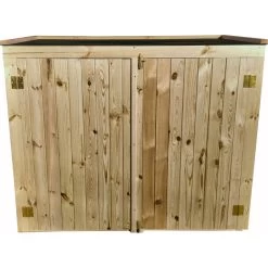Coffre De Jardin En Bois Traité 28mm 2000L ALTO Noir - Gardy Shelter -Abri De Jardin coffre de jardin en bois traite 28mm 2000l alto noir gardy shelter 4
