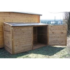 Coffre De Jardin En Bois Trocadero 2000L -Abri De Jardin coffre de jardin en bois trocadero 2000l 2