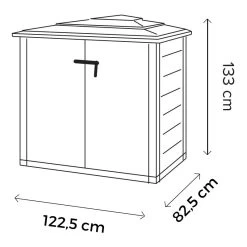 Coffre De Jardin En Résine Avec Plancher 1100L BOX EVO 100 – Garofalo 10 Coffre De Jardin En Résine Avec Plancher 1100L BOX EVO 100 – Garofalo -Abri De Jardin coffre de jardin en resine avec plancher 1100l box evo 100 garofalo 2