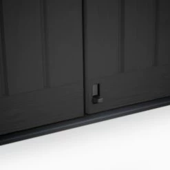 Coffre De Jardin Multifonctions En Résine 1200L Toit Plat Noir - Keter -Abri De Jardin coffre de jardin multifonctions en resine 1200l toit plat keter 4