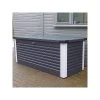 Coffre De Rangement En Métal Anthracite 1000L Patio Box 1,46m² TRIMETALS -Abri De Jardin coffre de rangement en metal anthracite 1000l patio box 146m trimetals