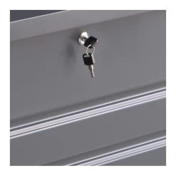 Coffre De Rangement En Métal Anthracite 570L Avec Plancher X-METAL -Abri De Jardin coffre de rangement en metal anthracite 650l avec plancher x metal 3