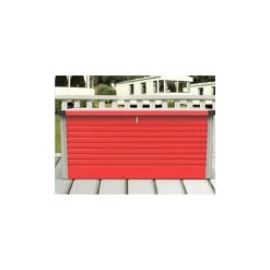 Coffre De Rangement En Métal Rouge 750L Patio Box 1,06m² TRIMETALS -Abri De Jardin coffre de rangement en metal rouge 750l patio box 106m trimetals 4