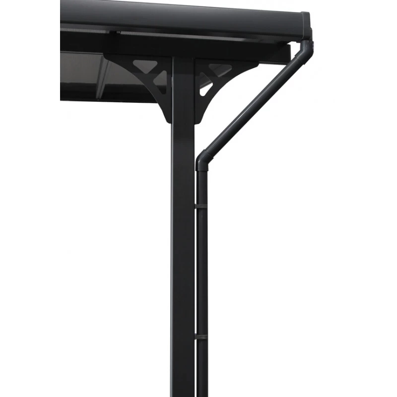 Descentes De Gouttières Grises Pour Toit De Terrasse X-METAL 3 Descentes De Gouttières Grises Pour Toit De Terrasse X-METAL