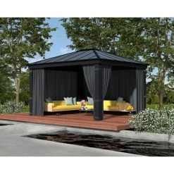 Ensemble De Rideaux 4 Pièces Pour Pergolas Dallas 6100 De 22m² - Palram - Canopia 11 Ensemble De Rideaux 4 Pièces Pour Pergolas Dallas 6100 De 22m² - Palram - Canopia -Abri De Jardin ensemble de rideaux 4 pieces pour pergolas dallas 6100 de 22m palram 3