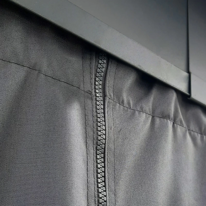 Ensemble De Rideaux 4 Pièces Pour Pergolas Dallas 6100 De 22m² - Palram - Canopia 8 Ensemble De Rideaux 4 Pièces Pour Pergolas Dallas 6100 De 22m² - Palram - Canopia – Image 6