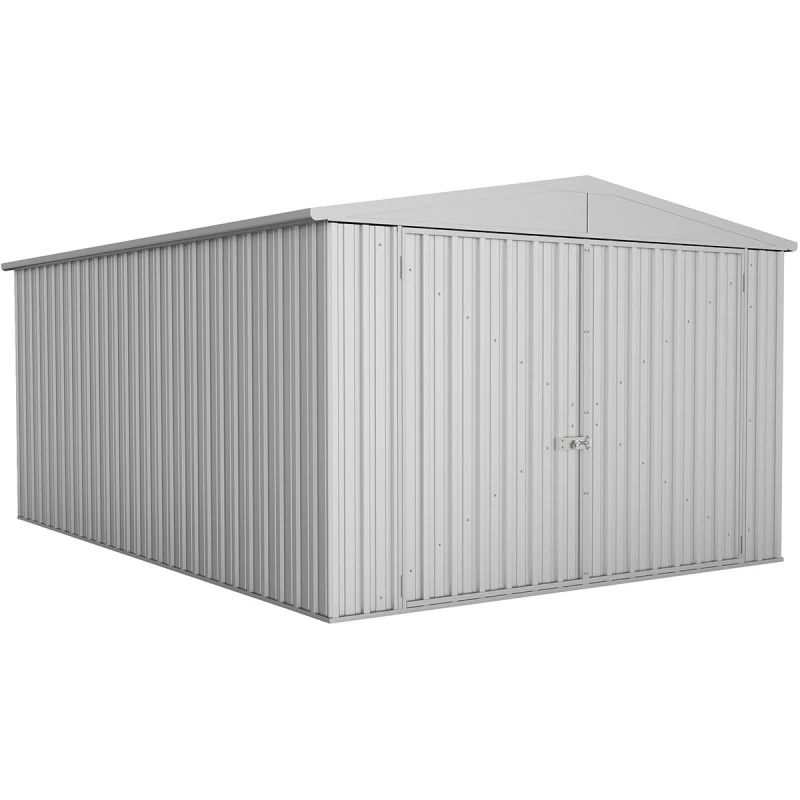Garage 13,50m² En Acier Galvanisé Finition Zincalume Gris Melton - Absco 3 Garage 13,50m² En Acier Galvanisé Finition Zincalume Gris Melton - Absco