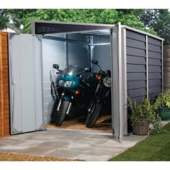 Garage à Motos En Métal Anthracite 4,69m² Titan 950 TRIMETALS