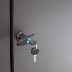 Garage à Vélos Bici En Acier Galvanisé Gris Anthracite – City Garden 9 Garage à Vélos Bici En Acier Galvanisé Gris Anthracite – City Garden -Abri De Jardin garage a velos bici en acier galvanise gris anthracite city garden 3