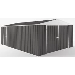 Garage En Acier Zincalume Colorbond 20,1m² Grande Hauteur EASYSHED -Abri De Jardin garage en acier zincalume colorbond 1995m grande hauteur easyshed 2