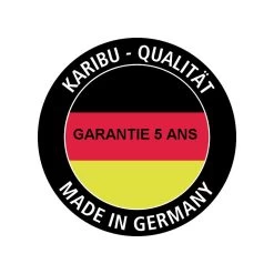 Garage En Bois Massif 20,78m² Toit Plat – Madriers 40mm - Karibu -Abri De Jardin garage en bois massif 2078m toit plat madriers 40mm karibu 3