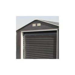 Garage En Métal Anthracite 19,95m² Grande Hauteur H.2,60m DURAMAX -Abri De Jardin garage en metal anthracite 1995m grande hauteur h260m duramax 5