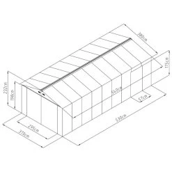 Garage Métal Anthracite Double Portes 19,61m² + Kit D'ancrage X-METAL 11 Garage Métal Anthracite Double Portes 19,61m² + Kit D'ancrage X-METAL -Abri De Jardin garage metal anthracite double portes 1961m kit d ancrage x metal 3