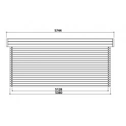 Garage Toit Plat 19,26m² Avec Porte Sectionnelle Motorisée Madriers 40mm SOLID 13 Garage Toit Plat 19,26m² Avec Porte Sectionnelle Motorisée Madriers 40mm SOLID -Abri De Jardin garage toit plat 1926m avec porte sectionnelle motorisee madriers 40mm solid 5
