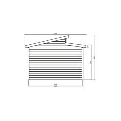 Garage Torino 20,91m² Madriers 28mm Avec Double Porte Battante - SOLID 10 Garage Torino 20,91m² Madriers 28mm Avec Double Porte Battante - SOLID -Abri De Jardin garage torino 2091m madriers 28mm avec double porte battante solid 2