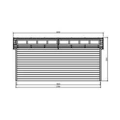 Garage Torino 20,91m² Madriers 28mm Avec Double Porte Battante - SOLID 11 Garage Torino 20,91m² Madriers 28mm Avec Double Porte Battante - SOLID -Abri De Jardin garage torino 2091m madriers 28mm avec double porte battante solid 3