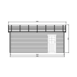 Garage Torino 20,91m² Madriers 28mm Avec Double Porte Battante - SOLID 12 Garage Torino 20,91m² Madriers 28mm Avec Double Porte Battante - SOLID -Abri De Jardin garage torino 2091m madriers 28mm avec double porte battante solid 4
