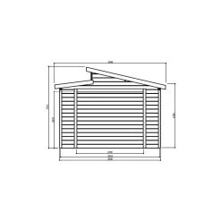 Garage Torino 20,91m² Madriers 28mm Avec Double Porte Battante - SOLID 13 Garage Torino 20,91m² Madriers 28mm Avec Double Porte Battante - SOLID -Abri De Jardin garage torino 2091m madriers 28mm avec double porte battante solid 5