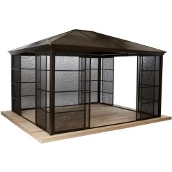 Jardin D’hiver Castel 362x427cm En Aluminium Et Polycarbonate Avec Stores – SOJAG 12 Jardin D’hiver Castel 362x427cm En Aluminium Et Polycarbonate Avec Stores – SOJAG -Abri De Jardin jardin dhiver castel 362x427cm en aluminium et polycarbonate avec stores sojag 4