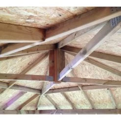 Kiosque Carré Holm 1 En Bois FSC – 4,31x4,31m - Karibu -Abri De Jardin kiosque carre holm 1 en bois fsc 431x431m karibu 2