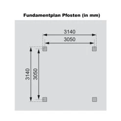 Kiosque De Jardin Carré Granada – 3,77x3,77m – Avec Shingles – Karibu -Abri De Jardin kiosque de jardin carre granada 377x377m avec shingles karibu 3