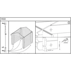 Kit Anti-tempête Pour Abris Et Garages SOLID -Abri De Jardin kit anti tempete pour abris et garages solid 1