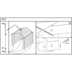 Kit Anti-tempête Pour Abris Et Garages SOLID -Abri De Jardin kit anti tempete pour abris et garages solid 2