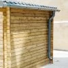Kit Gouttières Anthracite - Pack Prêt à La Pose Pour Abri Gardy Shelter 6m² -Abri De Jardin kit gouttieres anthracite pack pret a la pose pour abri gardy shelter 6m