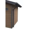 Kit Gouttières Anthracite - Pack Prêt à La Pose Pour Abri PREMIUM Woodlife Garden Double Pentes Longueur 2m -Abri De Jardin kit gouttieres anthracite pack pret a la pose pour abri premium woodlife garden double pentes longueur 2m