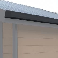 Kit Gouttières Anthracite - Pack Prêt à La Pose Pour Abri PREMIUM Woodlife Garden Double Pentes Longueur 2m -Abri De Jardin kit gouttieres anthracite pack pret a la pose pour abri premium woodlife garden double pentes longueur 2m 2
