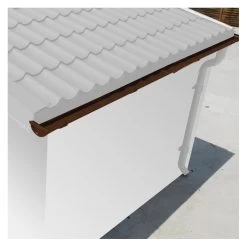 Kit Gouttières Marron - Pack Prêt à La Pose Pour Abri Woodlife Garden 9m²+9m² Terrasse 9 Kit Gouttières Marron - Pack Prêt à La Pose Pour Abri Woodlife Garden 9m²+9m² Terrasse -Abri De Jardin kit gouttieres anthracite pack pret a la pose pour abri woodlife 9m9m terrasse 3