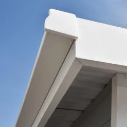 Kit Gouttières Blanc - Pack Prêt à La Pose Pour Abri PREMIUM Woodlife Garden Double Pentes Longueur 2m -Abri De Jardin kit gouttieres blanc pack pret a la pose pour abri premium woodlife garden double pentes longueur 2m 2