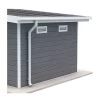 Kit Gouttières Blanc - Pack Prêt à La Pose Pour Abri PREMIUM Woodlife Garden Monopente De Largeur 3m -Abri De Jardin kit gouttieres blanc pack pret a la pose pour abri premium woodlife garden monopente de largeur 3m