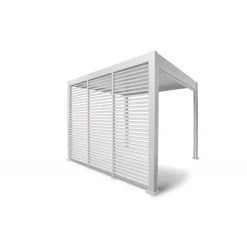 Panneau Latéral à Ventelles 1,2m OMBREA - Blanc 9 Panneau Latéral à Ventelles 1,2m OMBREA - Blanc -Abri De Jardin panneau lateral a ventelles 12m ombrea blanc 2