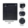 Panneau Solaire Semi-rigide Monocristallin 50W Izywatt – Orium -Abri De Jardin panneau solaire semi rigide monocristallin 50w izywatt orium