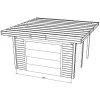 Paroi Frontale Avec Porte De Garage Sectionnelle 480x245cm Pour Carport Modulable 6x5m - SOLID -Abri De Jardin paroi frontale avec porte de garage sectionnelle 480x245cm pour carport modulable 6x5m solid